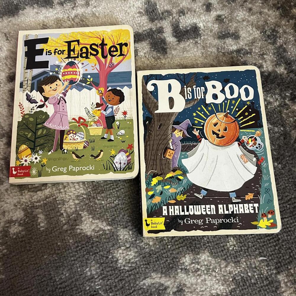 Baby Lit Two Baby Lit Board Books E is for Easter & B is for Boo